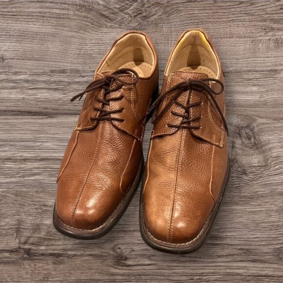 STUDIO BELVEDERE Men's Leather Split Toe Oxfords - Picture 6 of 8